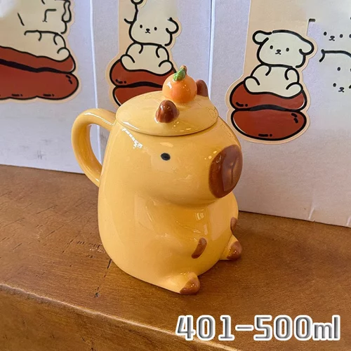 カピバラ型のスープマグ