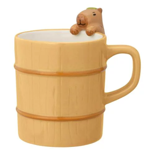 カピバラ大集合のマグカップ