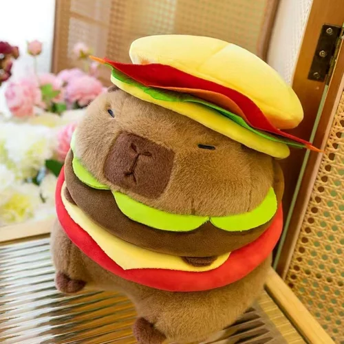 カピバラバーガーのクッション