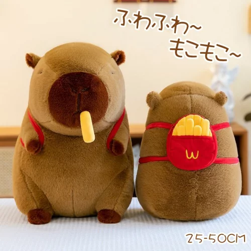 ポテト姿のカピバラぬいぐるみ